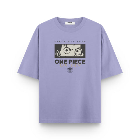 Straw Hat Luffy from One Piece Anime Oversized T-Shirt