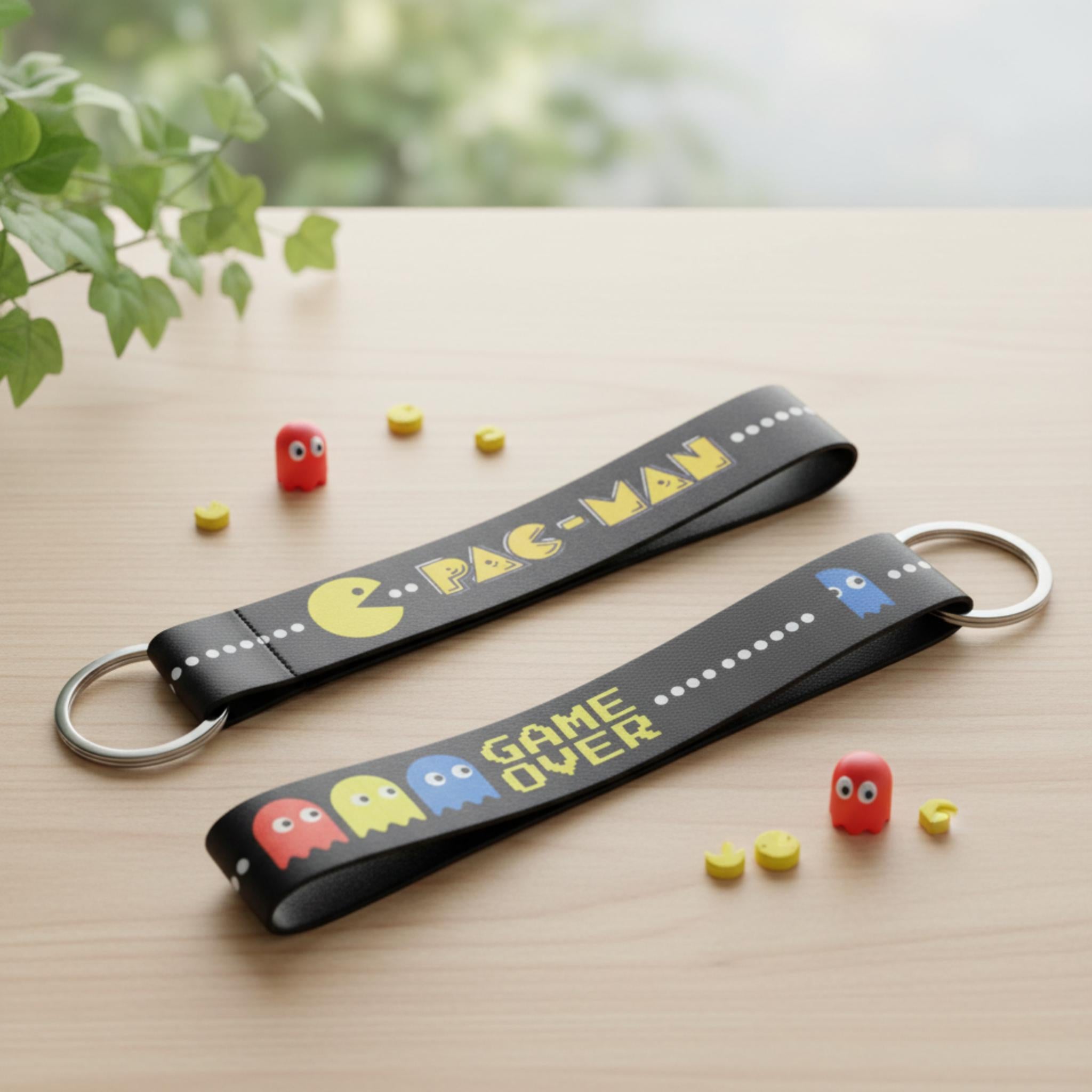 Pac-Man Satin Keychain | Retro Arcade Game Over Strap – Kaihama