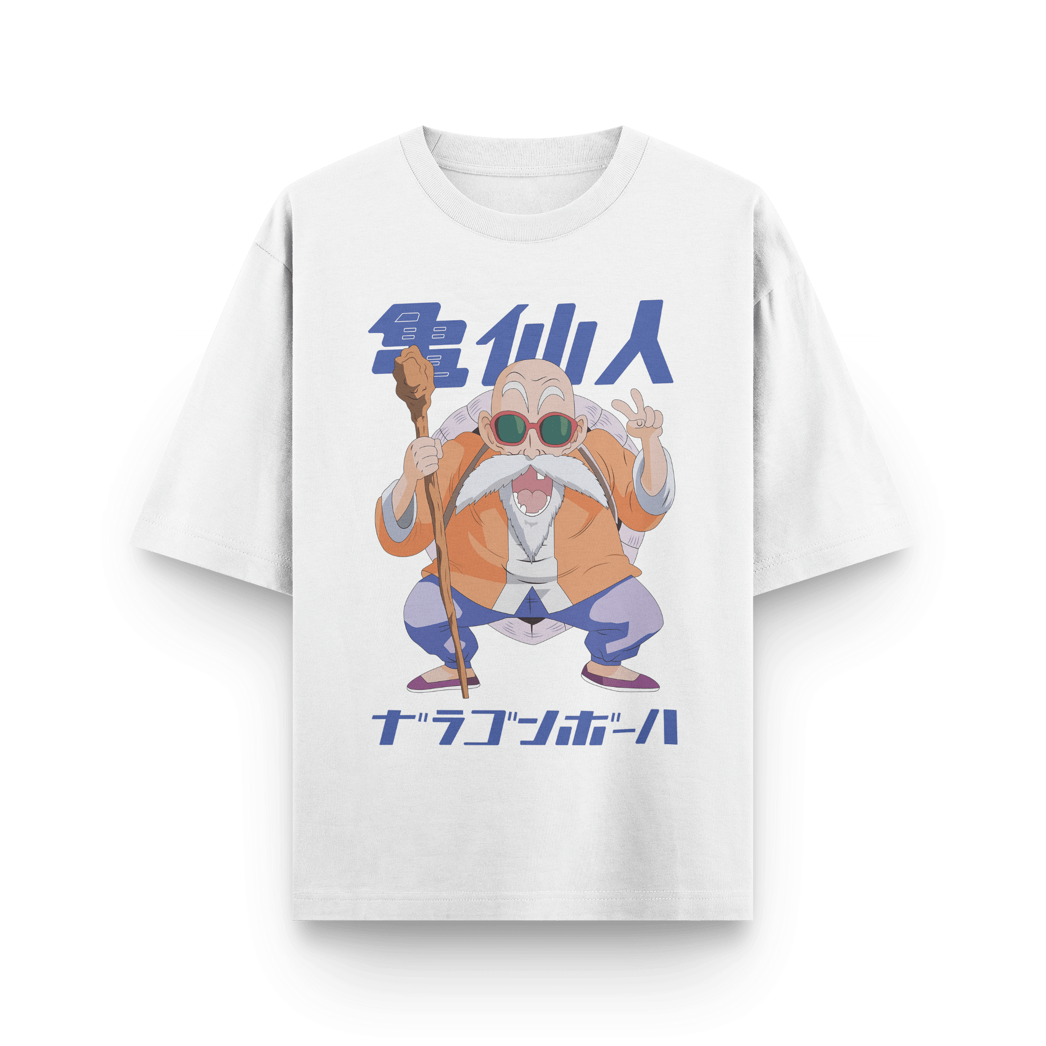 Master Roshi from Dragonball Series Anime Oversized T-Shirt – Kaihama