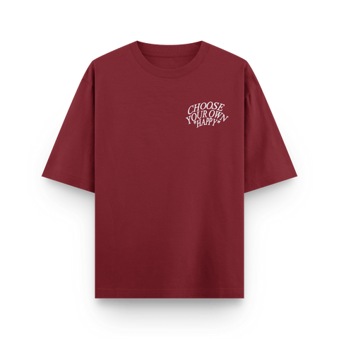 Choose Your Own Happy Oversized Tshirt by Kaihama