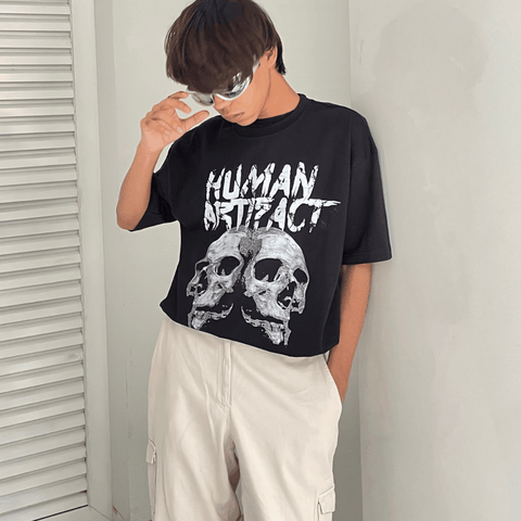 Human Artifact Oversized Tshirt - Kaihama