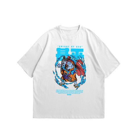 Jinbei from one piece Anime Oversized Tshirt