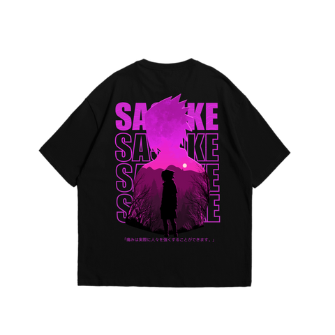 Sasuke Anime Oversized Tshirt