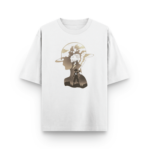 Luffy Yonkou Gear 5 Anime Oversized Tshirt