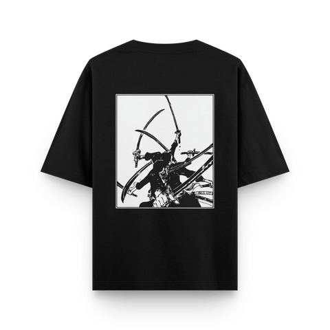 Roronoa Zoro Manga-inspired oversized T-shirt