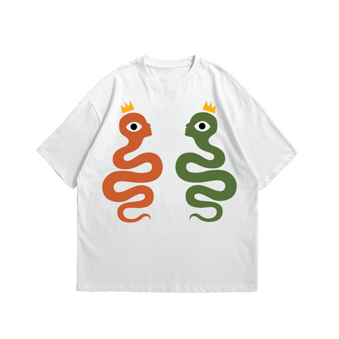 Snakes Oversized Tshirt - Kaihama