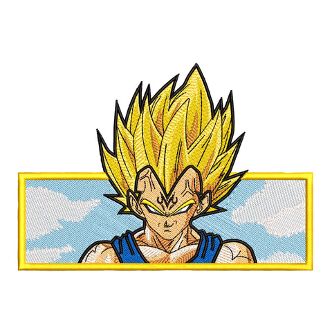 Majin Vegeta Embroidered Oversized Tee