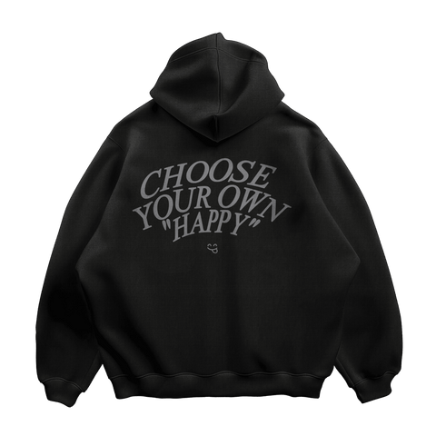 Choose Your Own Happy Oversized Hoodie by Kaihama