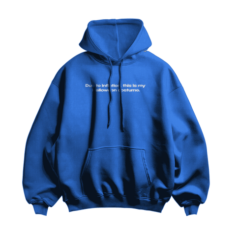 Due to Inflation Halloween Costume Oversized Hoodie by Kaihama