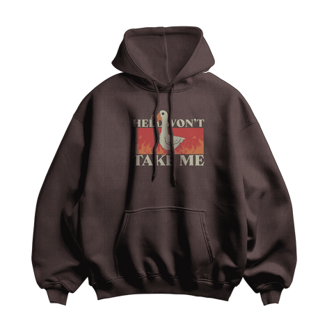 Hell Won’t Take Me Oversized Hoodie by Kaihama