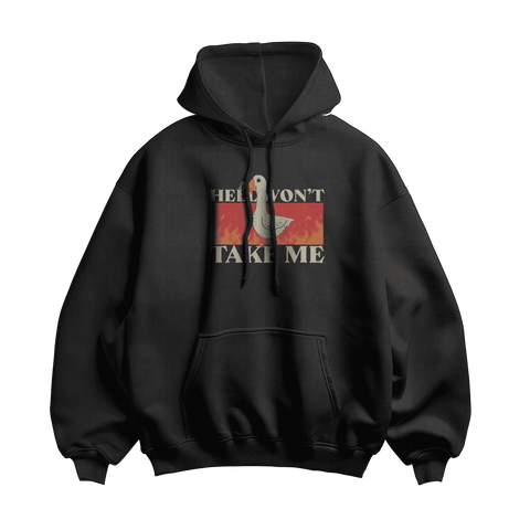Hell Won’t Take Me Oversized Hoodie by Kaihama