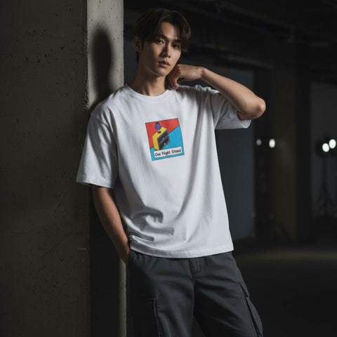 One Night Stand Graphic Oversized T-Shirt