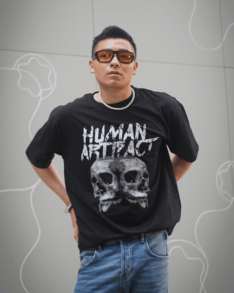 Human Artifact Oversized Tshirt - Kaihama