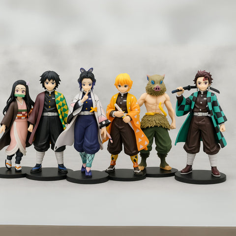 Demon Slayer Collectible Action Figures – 6 Character Variants