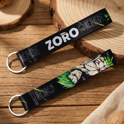 Straw Hat Pirates Satin Keychain | Anime Crew Strap Tag - Kaihama