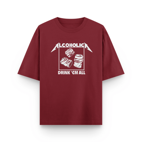 Alcoholica Oversized Tshirt by Kaihama