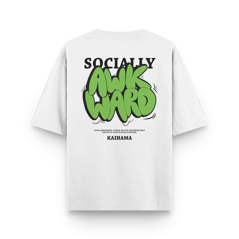 Socially Awkward Oversized Tee by Kaihama