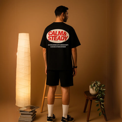 Calm & Steady Oversized T-Shirt – Kaihama Studio Edition