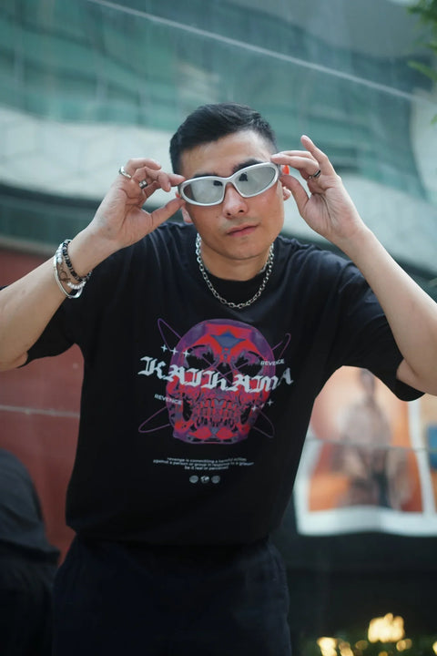 Echoes of RETALIATION Oversized Tshirt - Kaihama