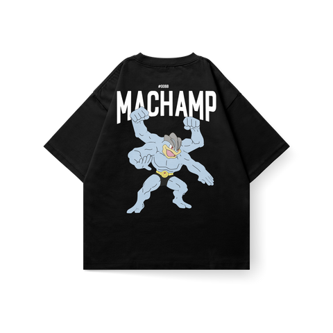Machamp Oversized Anime Graphic T-Shirt | Pokémon Streetwear | Kaihama