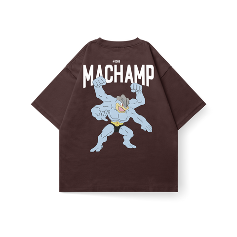 Machamp Oversized Anime Graphic T-Shirt | Pokémon Streetwear | Kaihama
