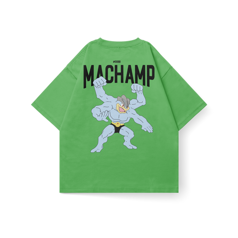 Machamp Oversized Anime Graphic T-Shirt | Pokémon Streetwear | Kaihama