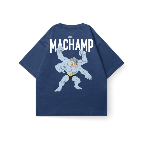 Machamp Oversized Anime Graphic T-Shirt | Pokémon Streetwear | Kaihama