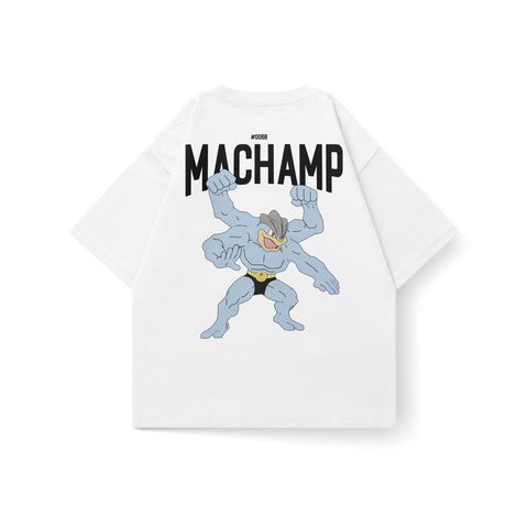 Machamp Oversized Anime Graphic T-Shirt | Pokémon Streetwear | Kaihama