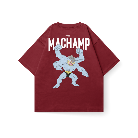 Machamp Oversized Anime Graphic T-Shirt | Pokémon Streetwear | Kaihama
