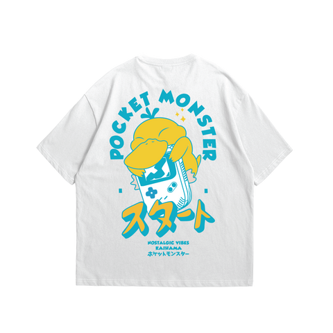 Pokemon Nostalgic Vibes Anime Oversized Tshirt