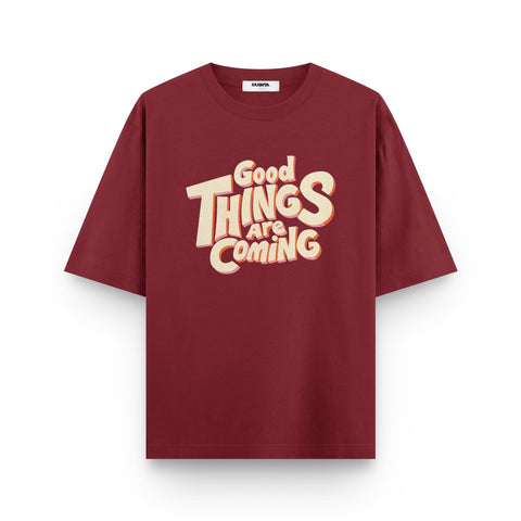 Good Things Are Coming Oversized T-Shirt by Kaihama - Kaihama