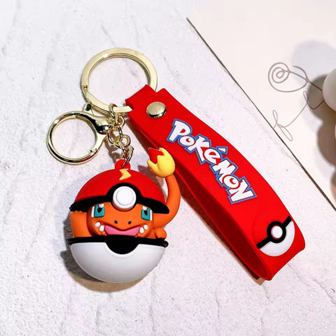 Pokemon Pokéball Cap Keychains