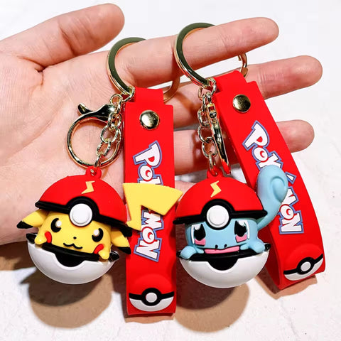 Pokemon Pokéball Cap Keychains