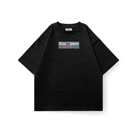 Itsukushima Torii Embroidered Oversized Tee